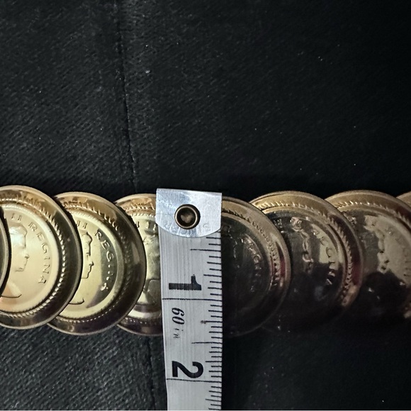 Vintage Gold tone Coin Belt main image 6